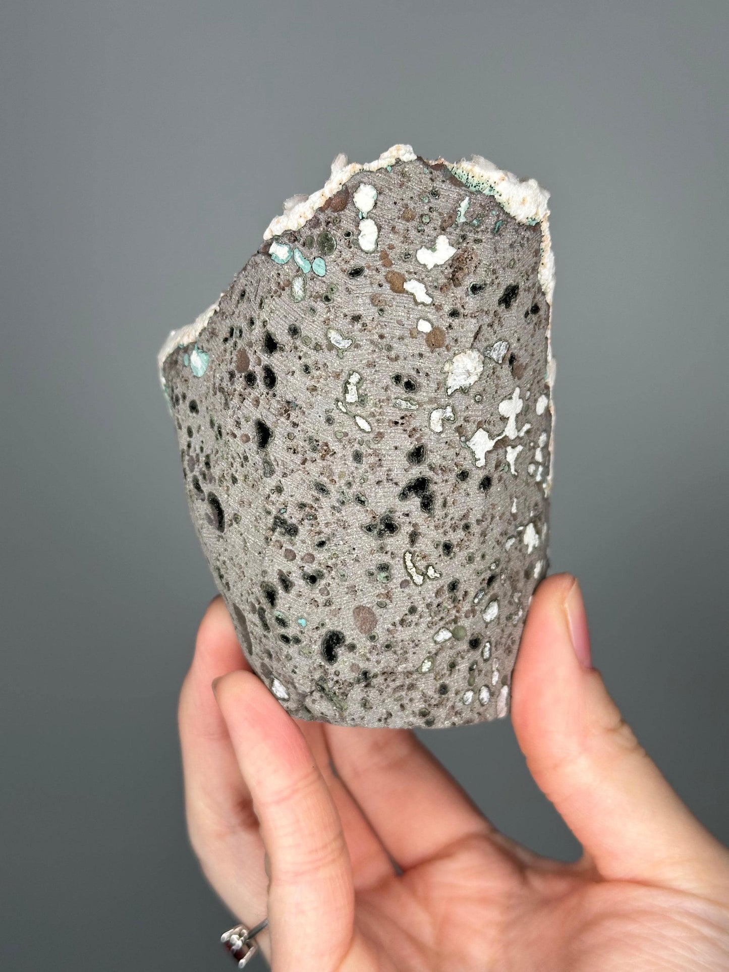 Green Apophyllite on Crystallized Heulandite with Peach Stilbite | Natural Mineral Formation | Unique Crystal Display Piece