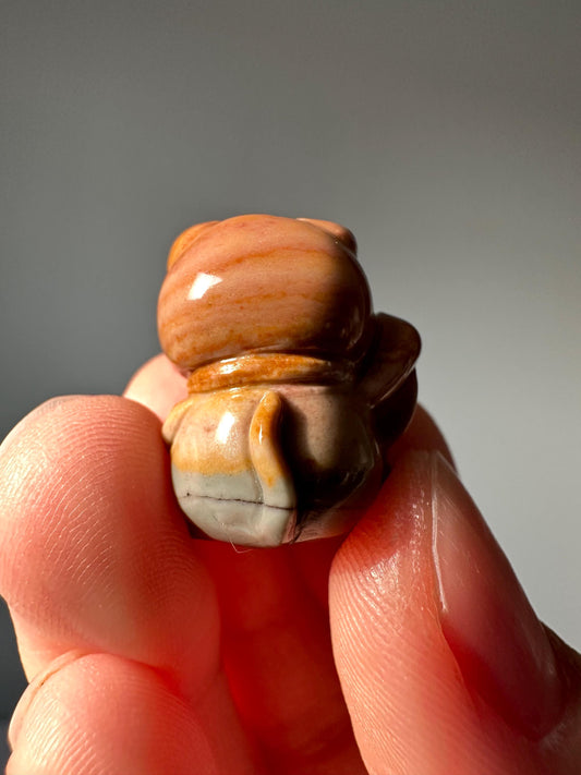 Mini Lucky Cat Crystal with Coin | Alashan Agate Maneki Neko | Feng Shui Wealth Charm | Prosperity Figurine | Good Luck Gift Decor