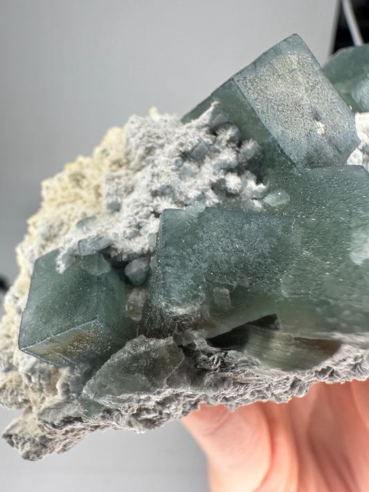 Teal Fluorite from Inner Mongolia | Soft Teal Crystal for Calm and Clarity | Collector’s Mineral Specimen | Stone Decor