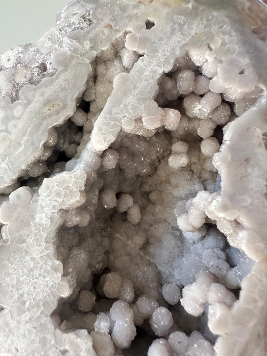 Pink Amethyst Angel Wings with Bubbly Druzy | Sparkling Crystal Carving for Love, Protection, Energy, or Elegant Display