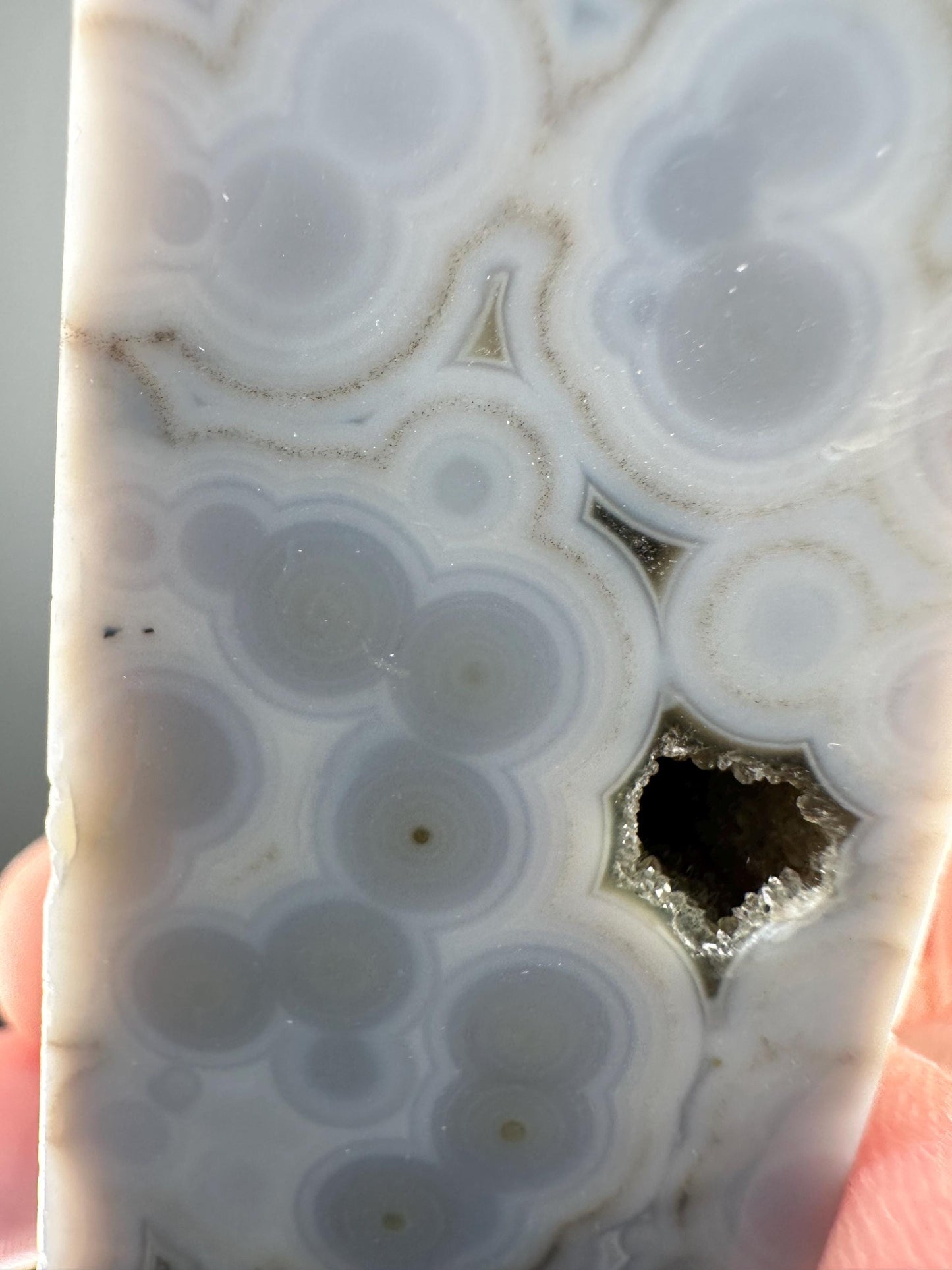 Ocean Jasper Tower | Polished Point with Orbicular Patterns for Joy, Positivity, and Stress Relief | Natural Crystal for Gift or Display