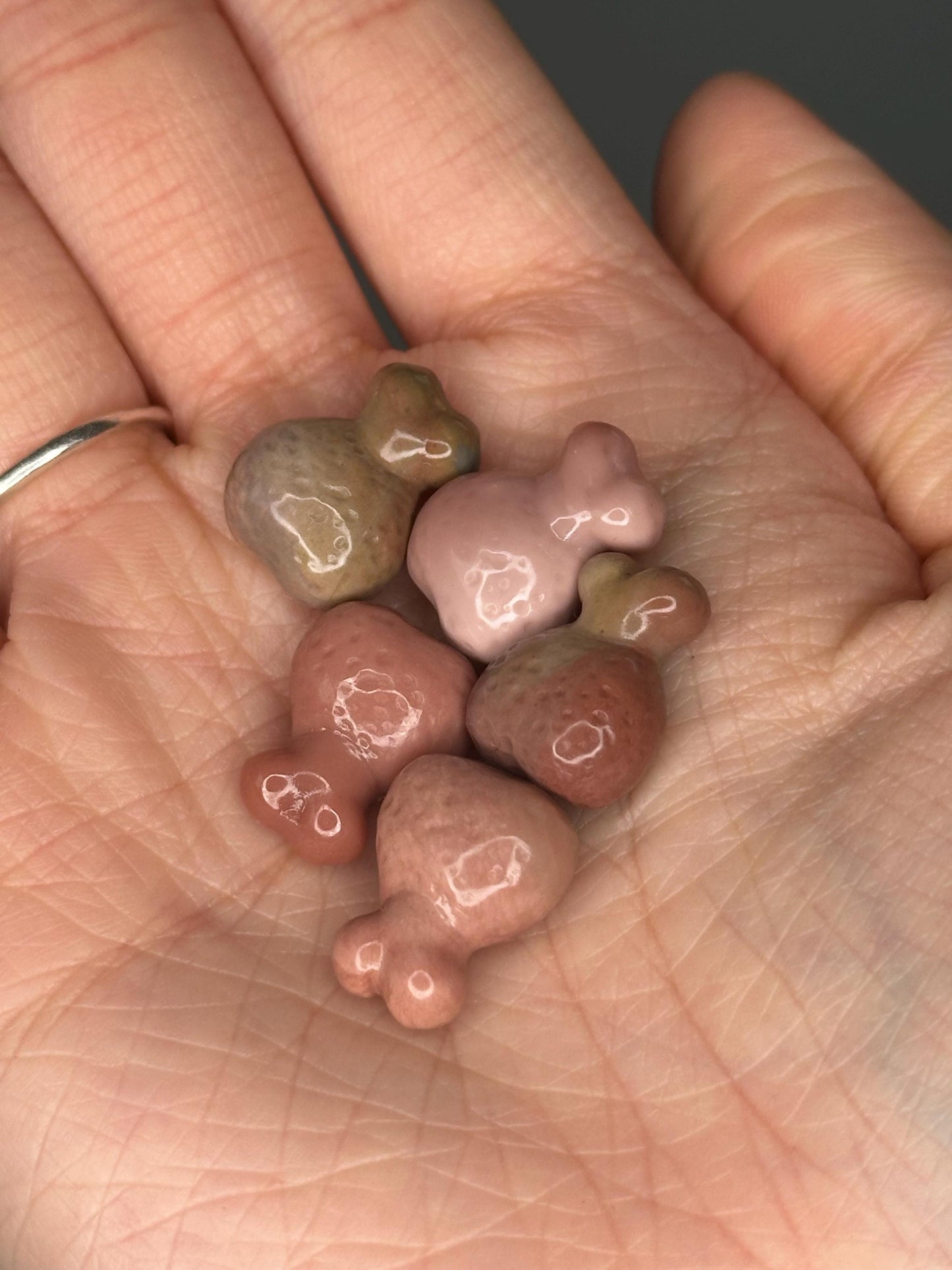 Fried Chicken Drumstick Carving Alashan Agate | Whimsical Crystal Sculpture with Swirls & Warm Tones | Unique Gift or Display Accent