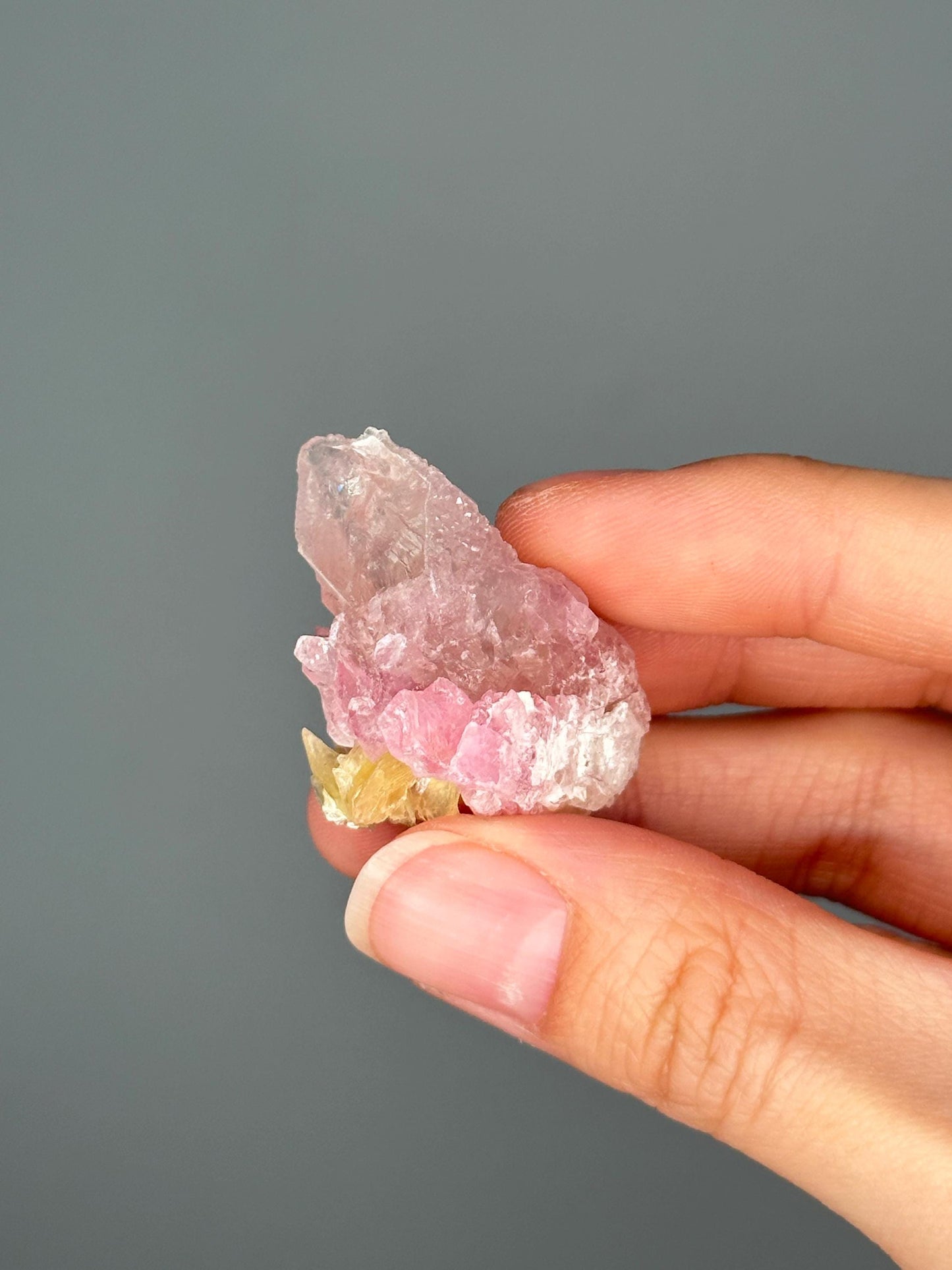Crystallized Rose Quartz | Natural Pink Formation | Raw Sparkling Crystal | Stone of Love & Harmony | Unique Mineral Specimen