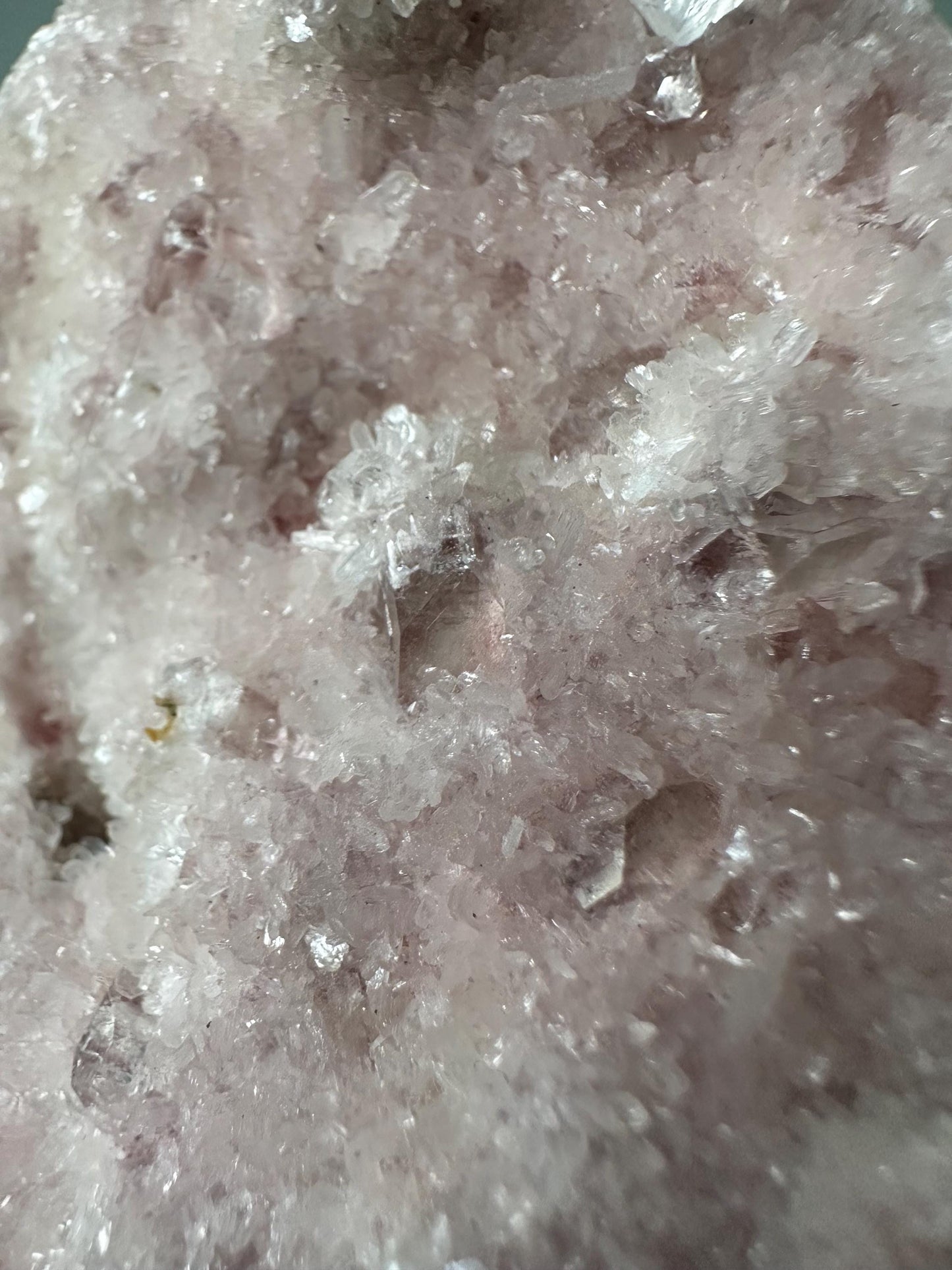 Diamond Apophyllite with Pink Chalcedony & Stilbite | Pune, India Crystal for Clarity and Calm | Sparkling Mineral Display or Gift