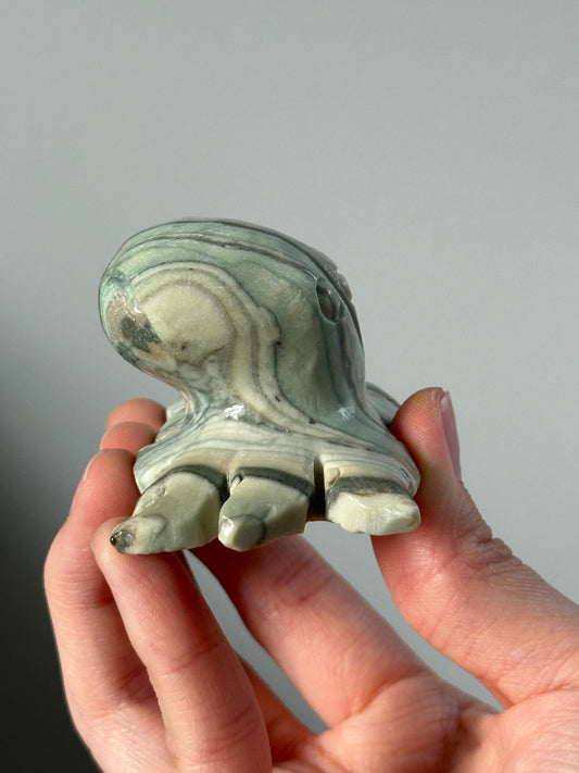Green Striped Jasper Octopus