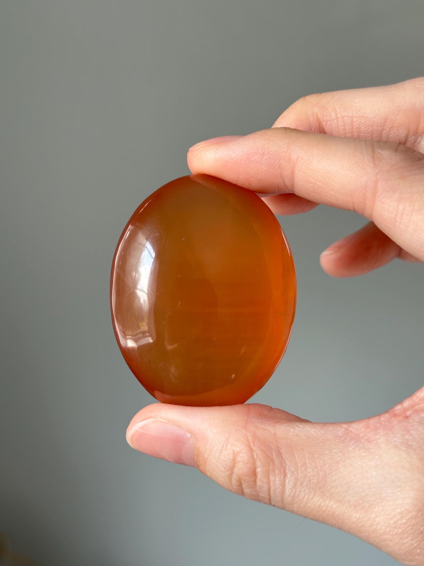 Honey Calcite Palm Stone from Pakistan | YOU PICK! | Crystal for Confidence, Motivation & Solar Plexus | Polished Palm Stone
