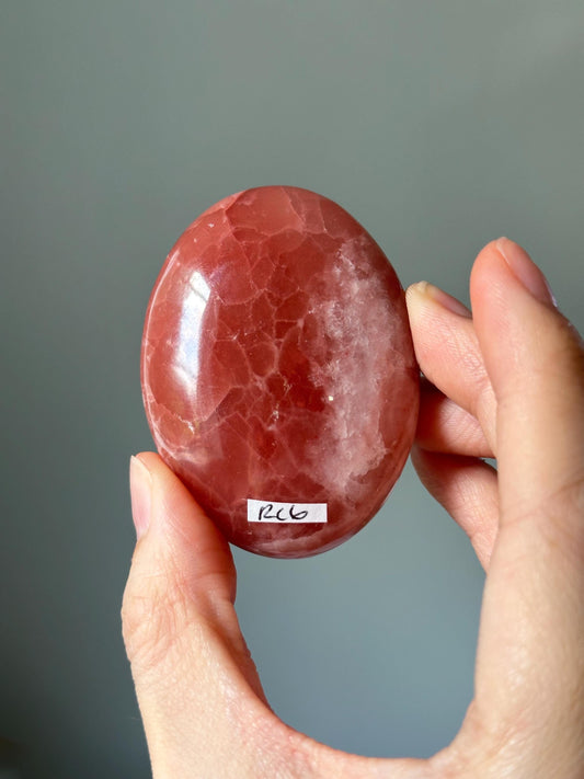 Rose Calcite Palm Stone | YOU PICK! | Crystal for Emotional Self-Love & Inner Peace | Polished Pink Gem for Comfort and Calm Energy
