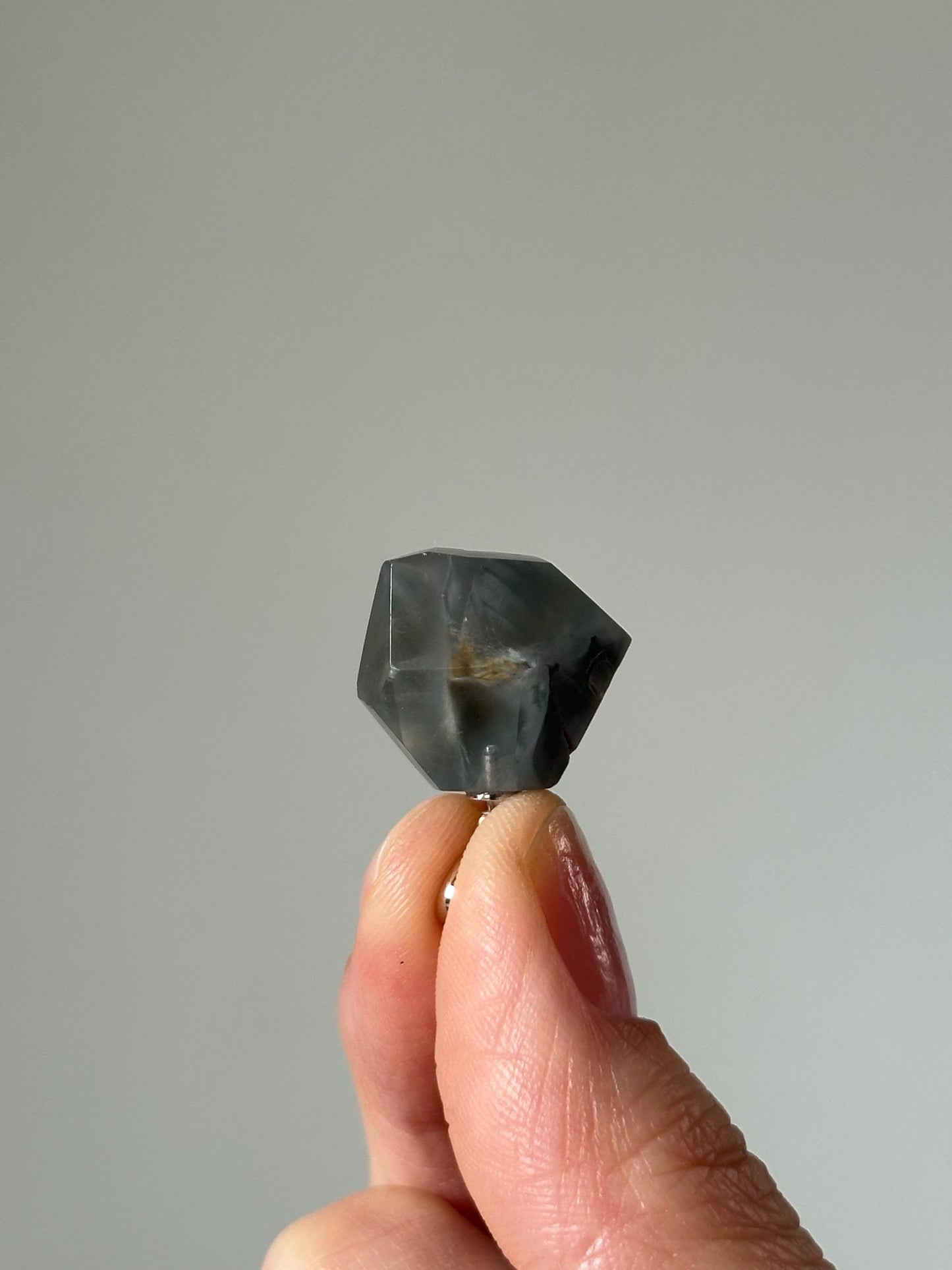 Blue Tara Crystal Pendant – Natural Polished Gemstone Jewelry, Soothing Blue Tones, Unique Statement Necklace, Gift or Crystal Accessory