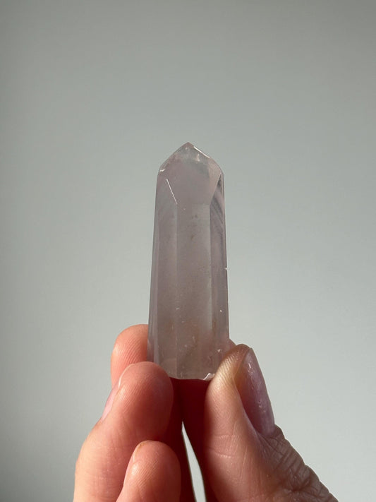 Pink Lithium Quartz Tower