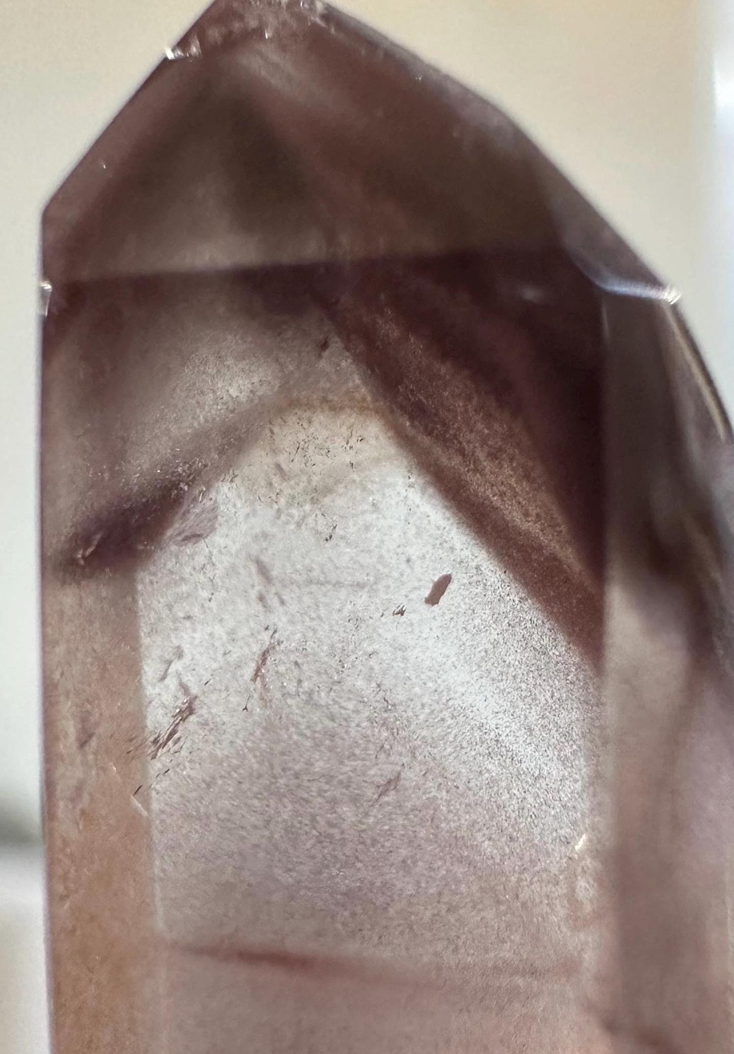 Pink Lithium Crystal Pendant – Natural Soothing Gemstone Jewelry, Polished Crystal Necklace, Calming Gift Idea