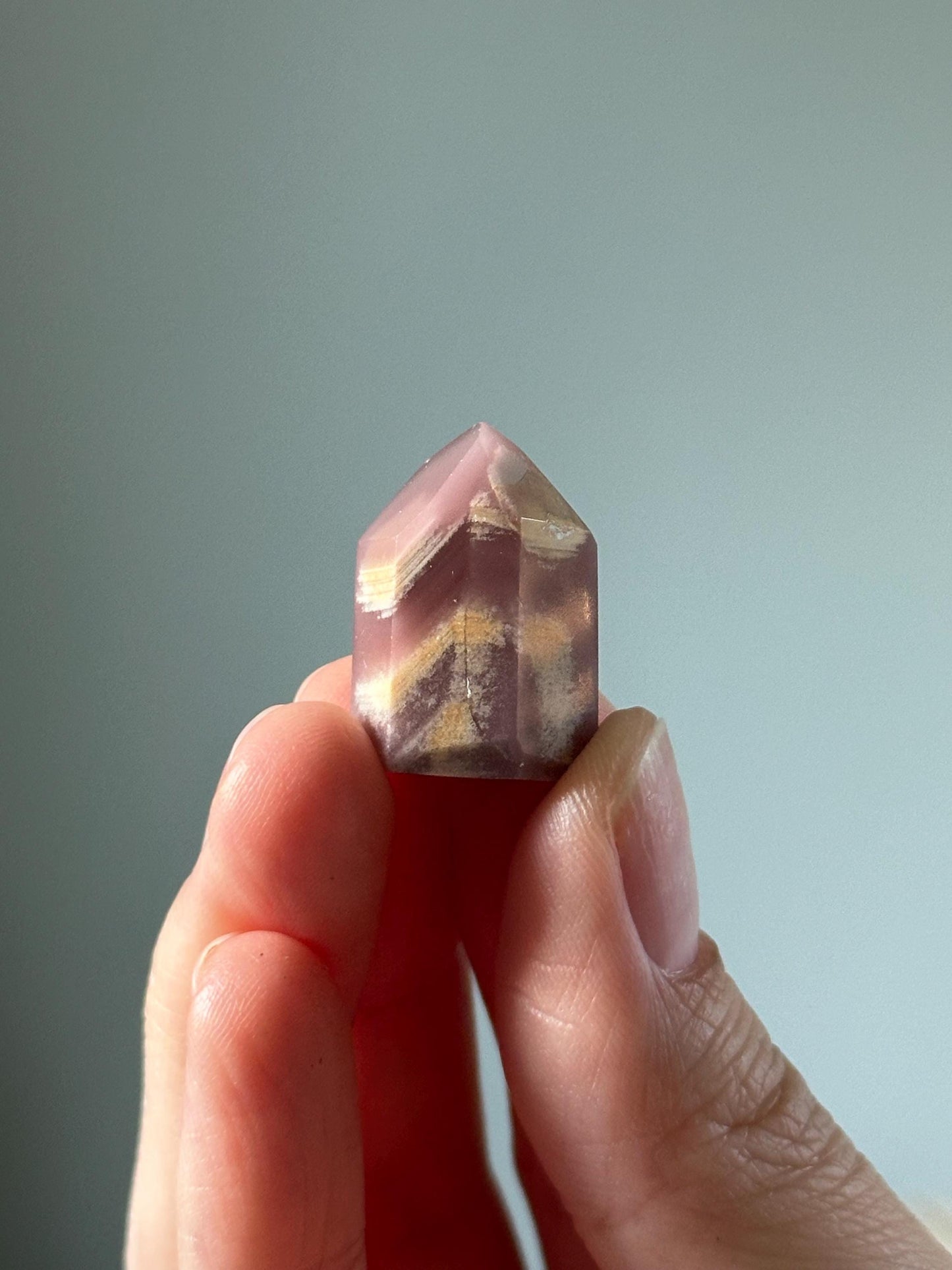 Mini Pink Lithium – Natural Calming Crystal Collection, Soothing Gemstones for Emotional, Pocket-Sized Energy Tools or Decor