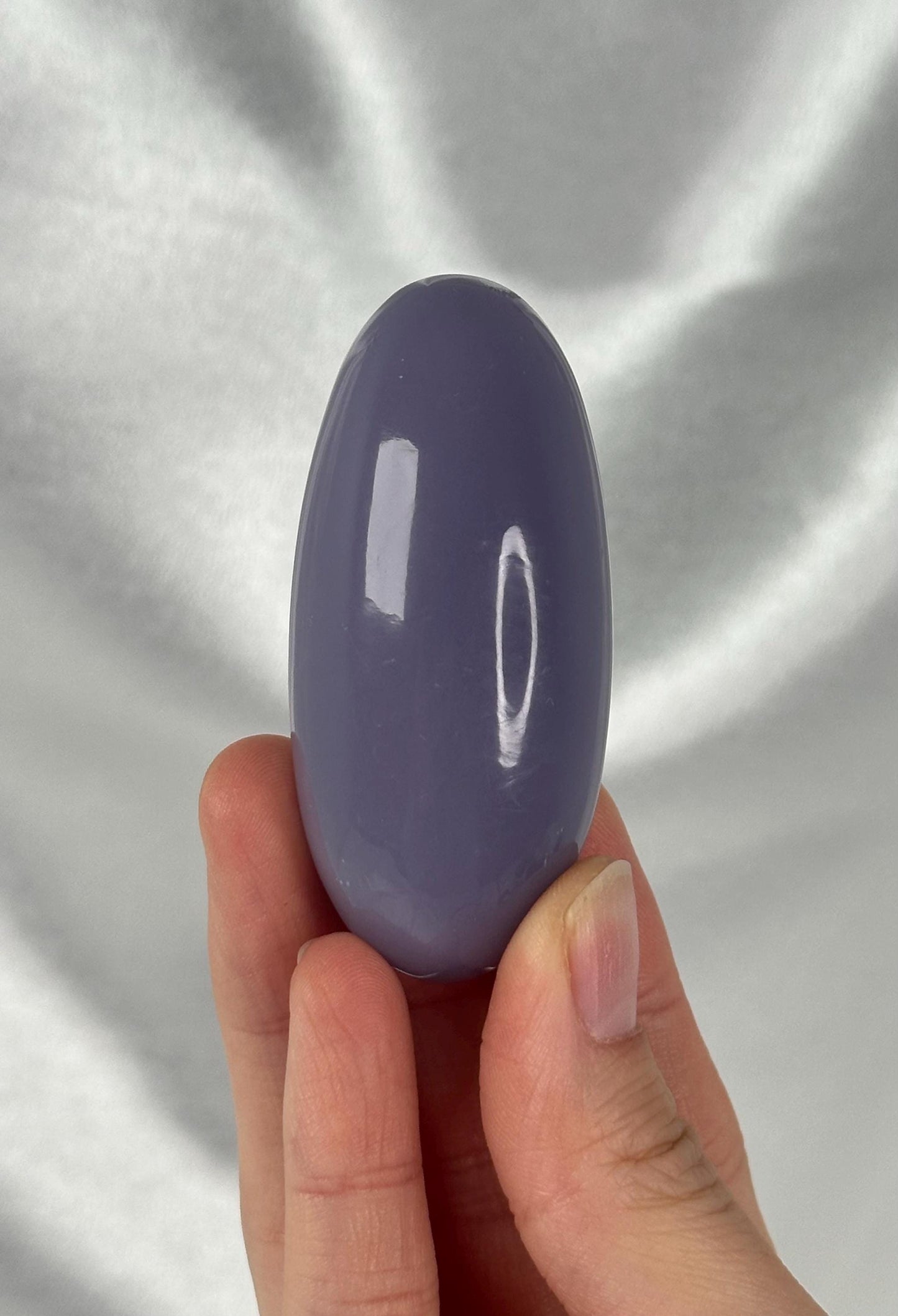 Yttrium Lavender Fluorite Shiva Lingam | YOU PICK! | Polished High-Grade Crystal for Peace & Clarity | Calming Stone for Display Meditation