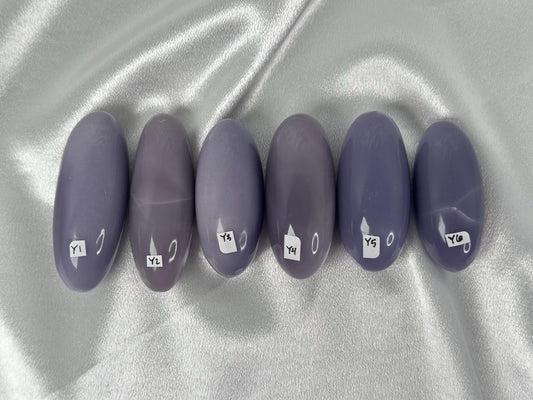 Yttrium Lavender Fluorite Shiva Lingam | YOU PICK! | Polished High-Grade Crystal for Peace & Clarity | Calming Stone for Display Meditation