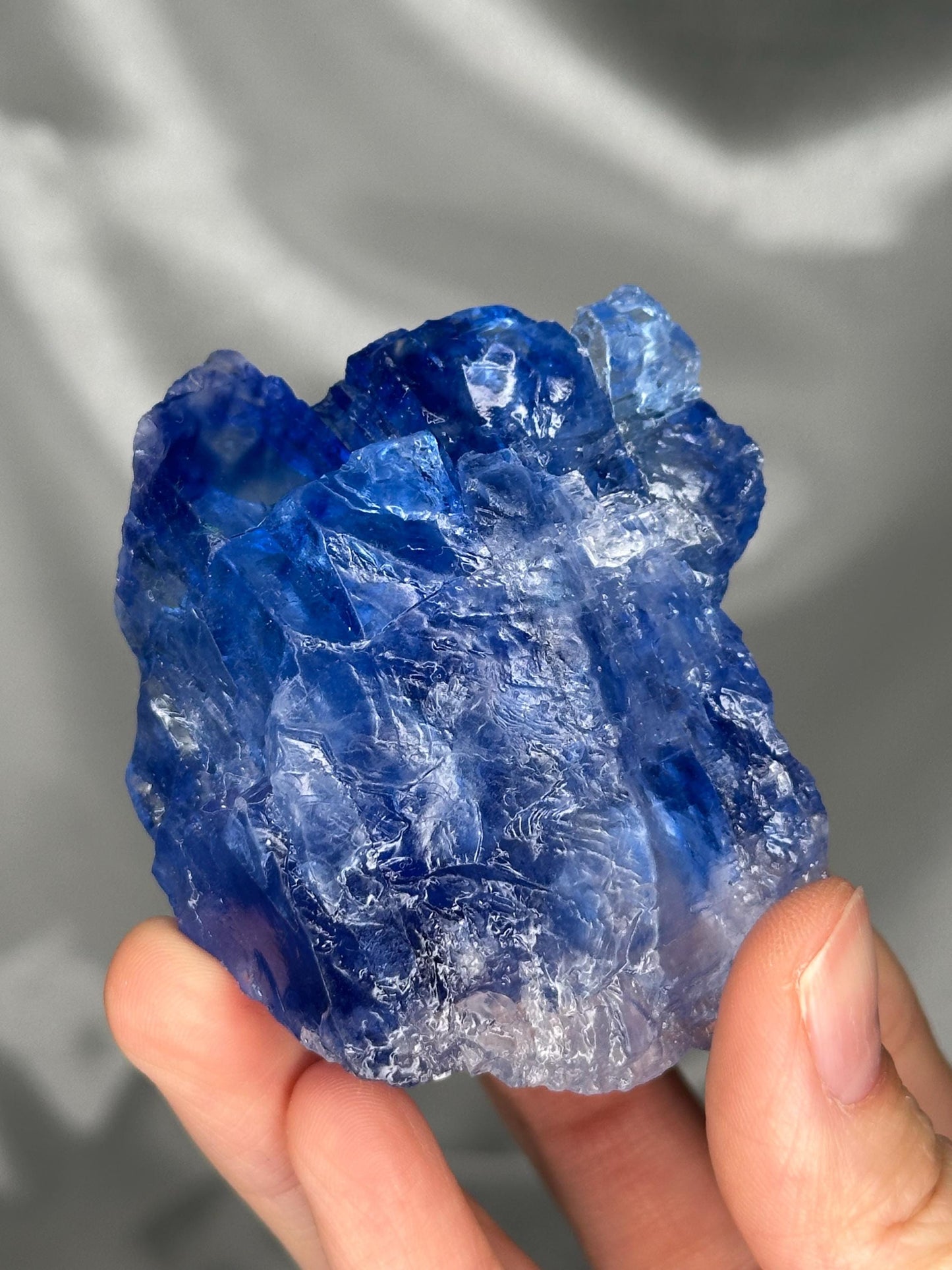 Blue Halite – Natural Crystal Specimen from Turkey – Rare Cleansing Mineral for Energetic Purification, Clarity & High-Vibration Display