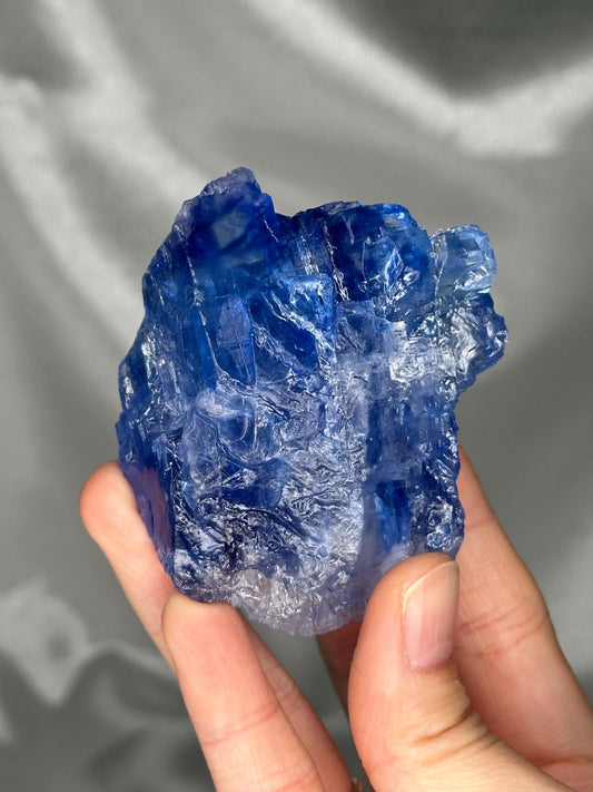 Blue Halite – Natural Crystal Specimen from Turkey – Rare Cleansing Mineral for Energetic Purification, Clarity & High-Vibration Display