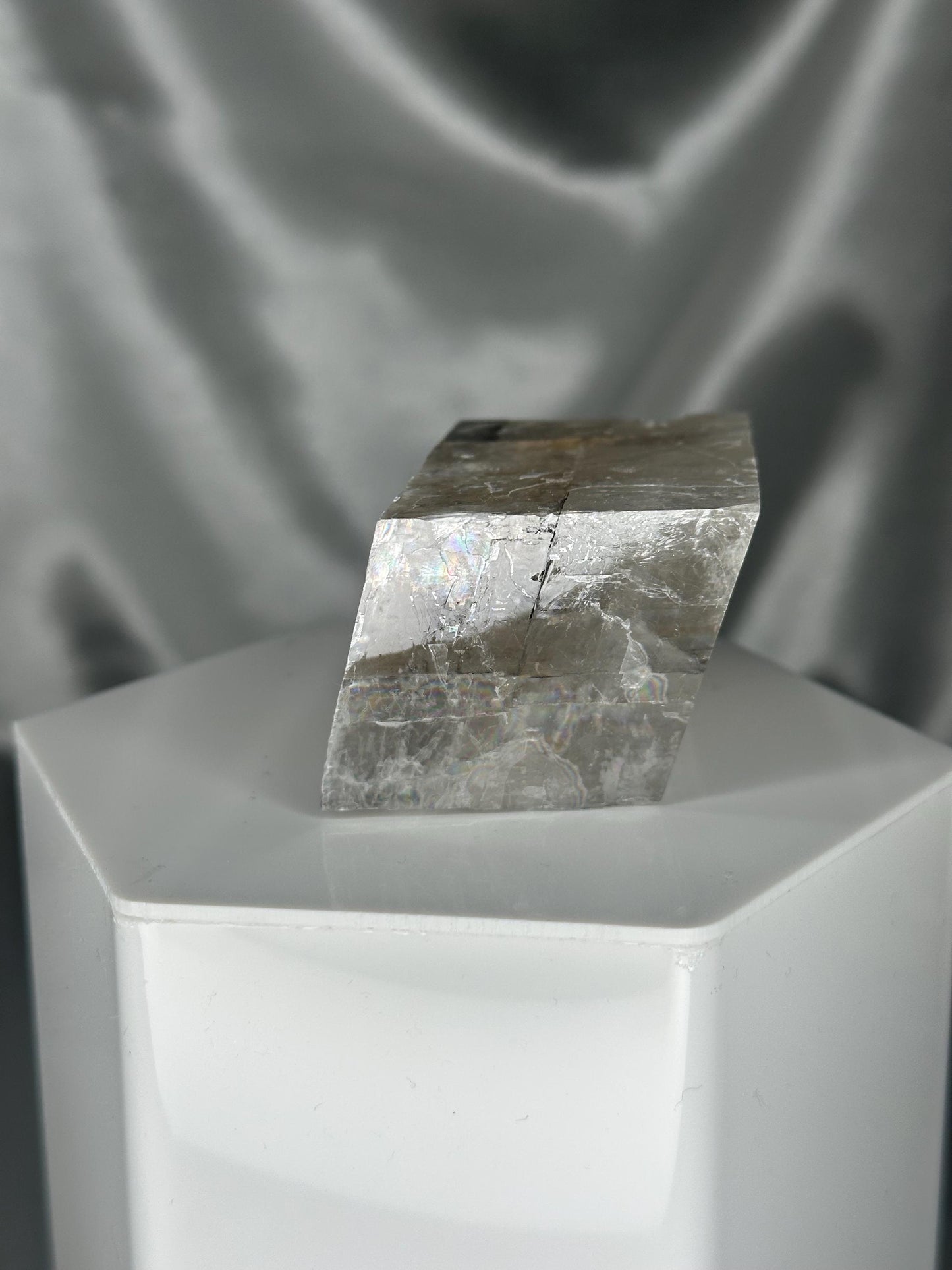 Dendritic Calcite Crystal from Brazil | Natural Veined Calcite with Branch Patterns | Unique Mineral Specimen | Decorative Crystal Gift