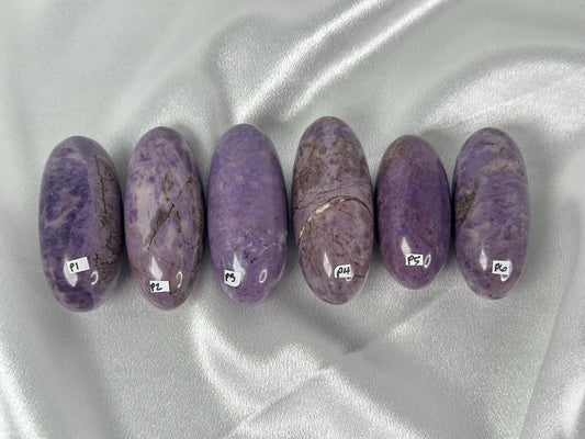 Turkish Purple Jade Shiva Lingam - You Pick! | Polished Natural Stone Carving | Unique Collectible Crystal for Display or Altar Décor