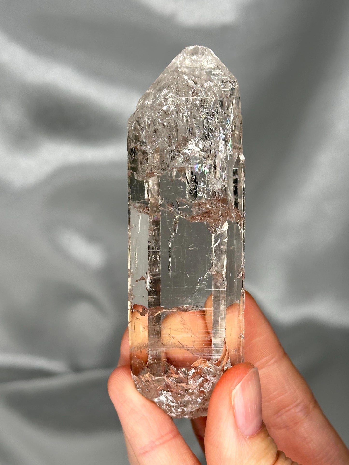 Quartz Point – Grimsel Area, Bern, Switzerland – Alpine Quartz Crystal Specimen, Collector’s Mineral, Clarity & Energy Amplification Stone