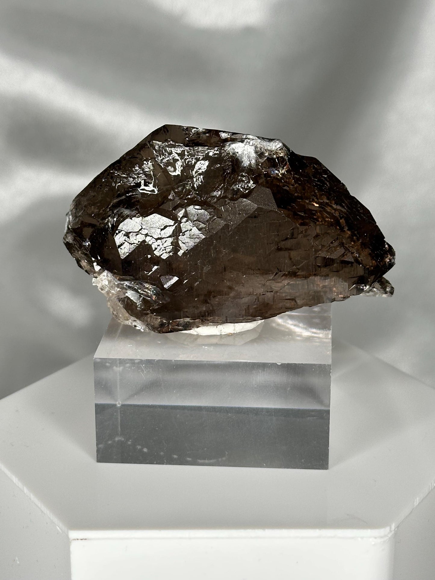 Smoky Quartz Gwindel – Galenstock, Urseren, Switzerland – Rare Twisted Quartz Crystal, Alpine Mineral Specimen, Collector’s Treasure