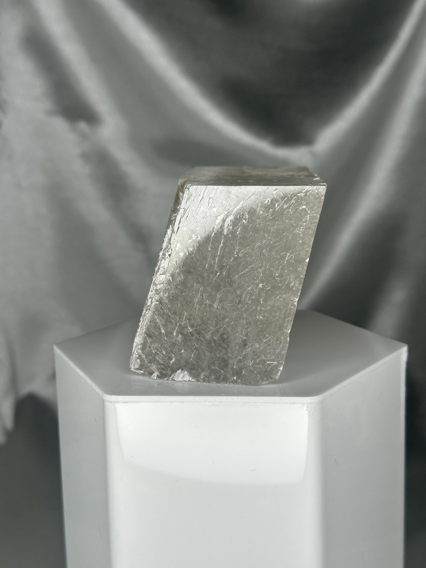 Dendritic Calcite Crystal from Brazil | Natural Veined Healing Stone | Unique Patterned Calcite Mineral Specimen | Earthy Crystal Decor Gift