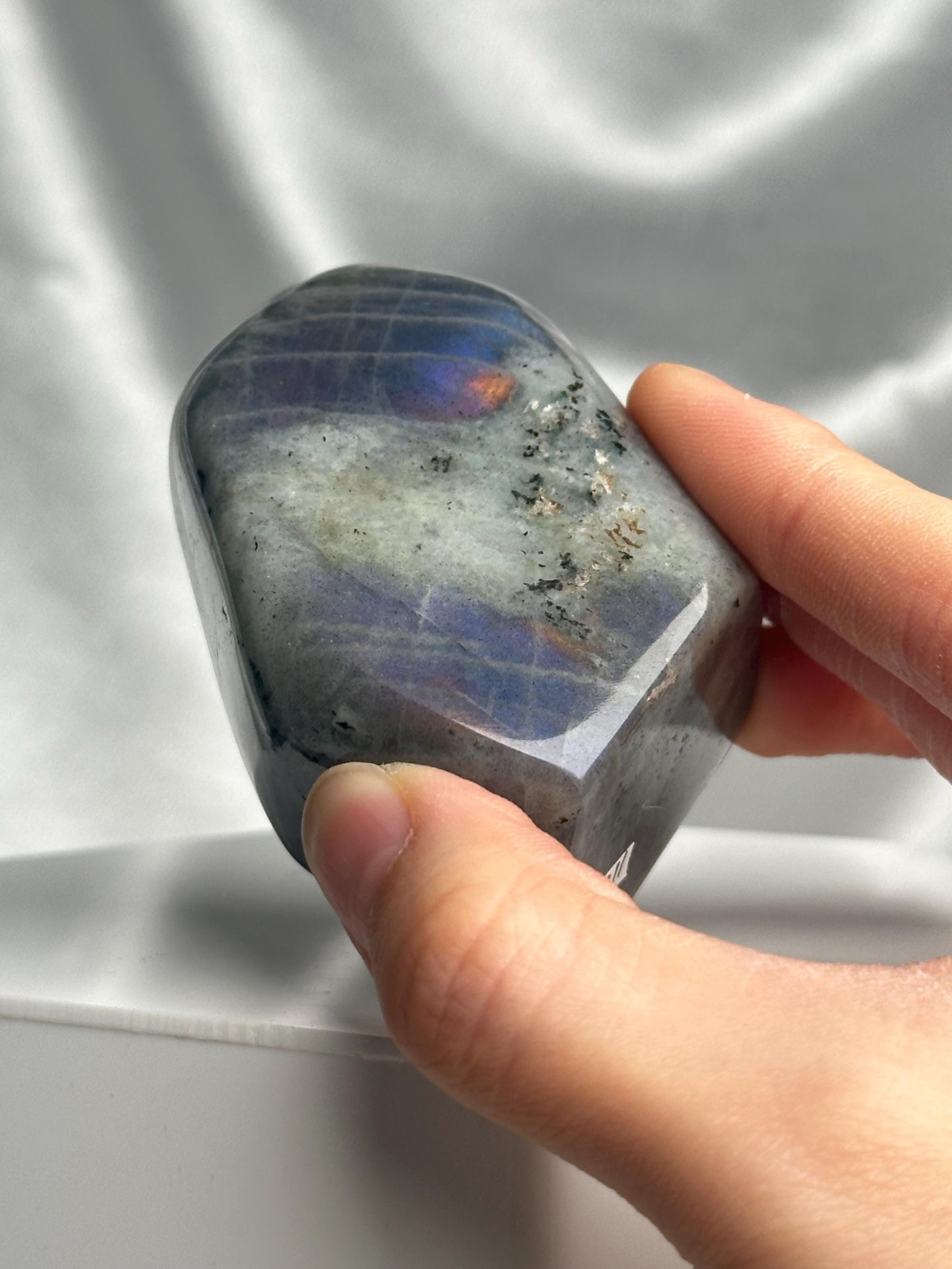 Labradorite Freeform | Natural Flashy Labradorite Carving | Polished Crystal Display Piece for Collectors & Home Decor
