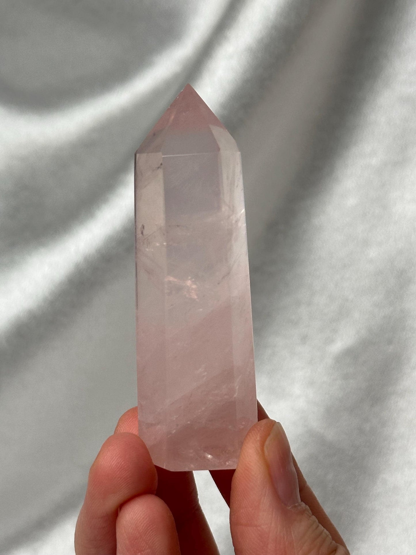 Rose Quartz Tower - YOU PICK! | Natural Pink Crystal Point | Polished Standing Rose Quartz for Decor, Energy Work & Crystal Collectors