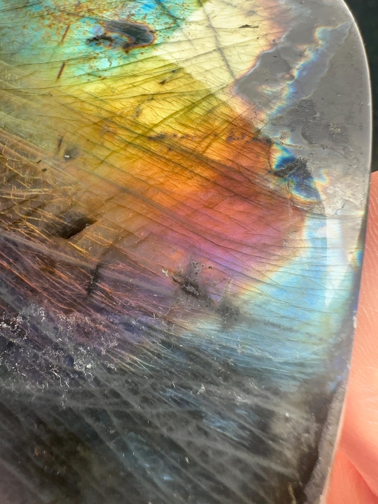 Labradorite Freeform | Natural Flashy Labradorite Carving | Polished Crystal Display Piece for Collectors & Home Decor