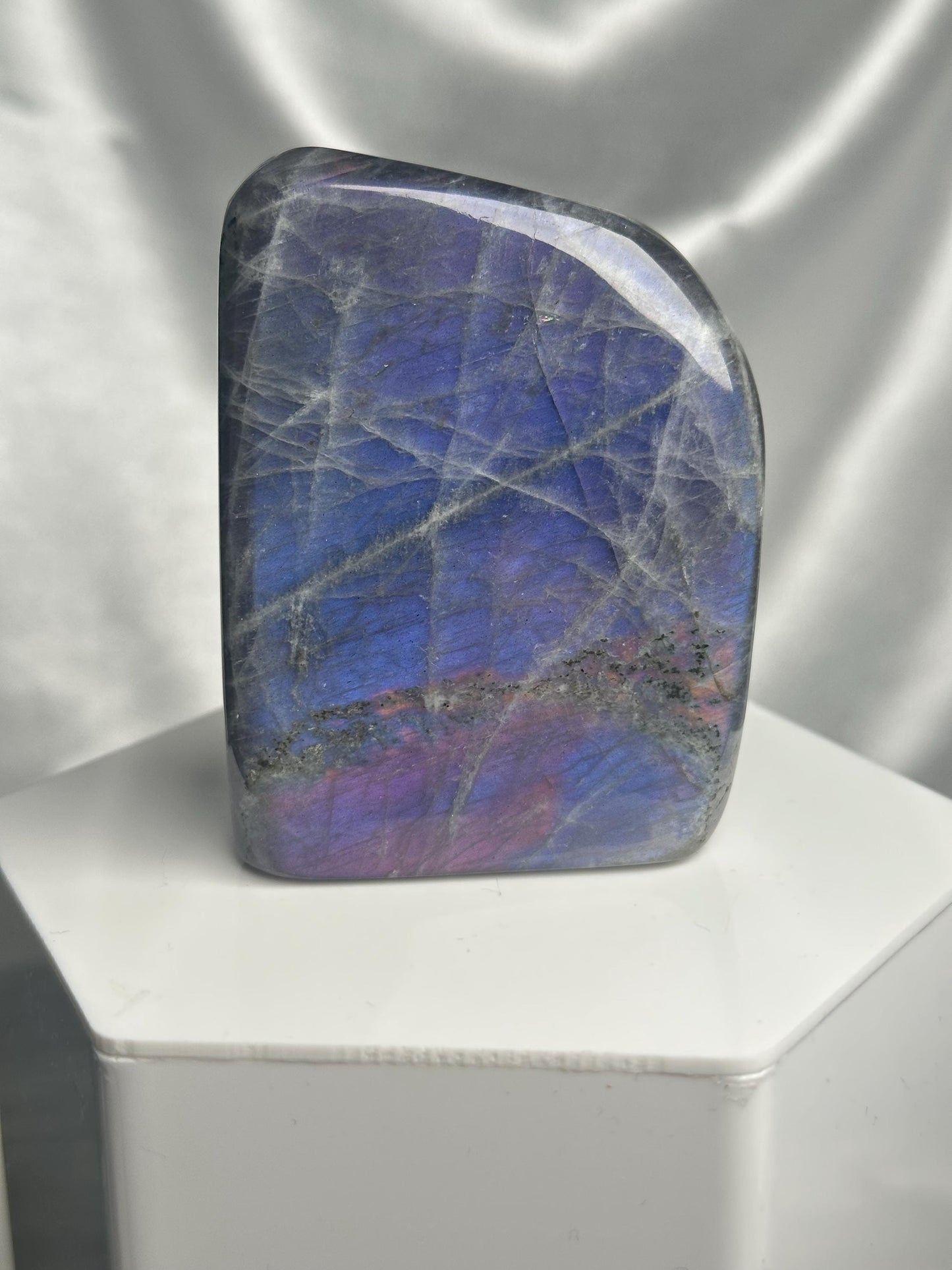 Labradorite Freeform | Natural Flashy Labradorite Carving | Polished Crystal Display Piece for Collectors & Home Decor