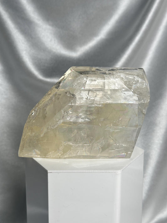 Optical Calcite | Natural Clear Iceland Spar Calcite | Transparent Crystal Specimen for Collectors, Display & Home Decor