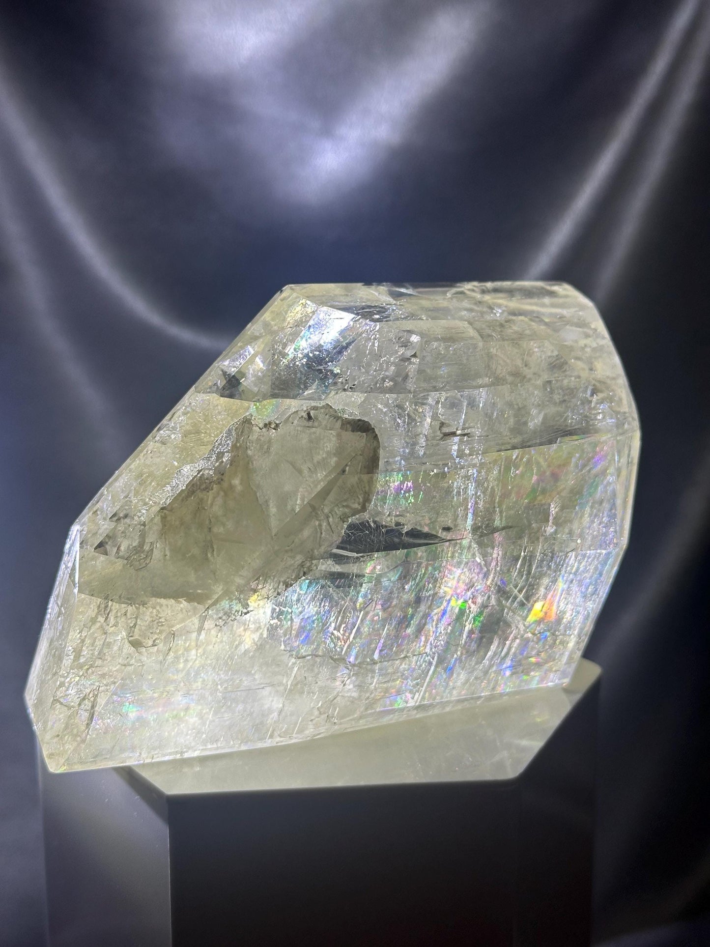 Optical Calcite | Natural Clear Iceland Spar Calcite | Transparent Crystal Specimen for Collectors, Display & Home Decor