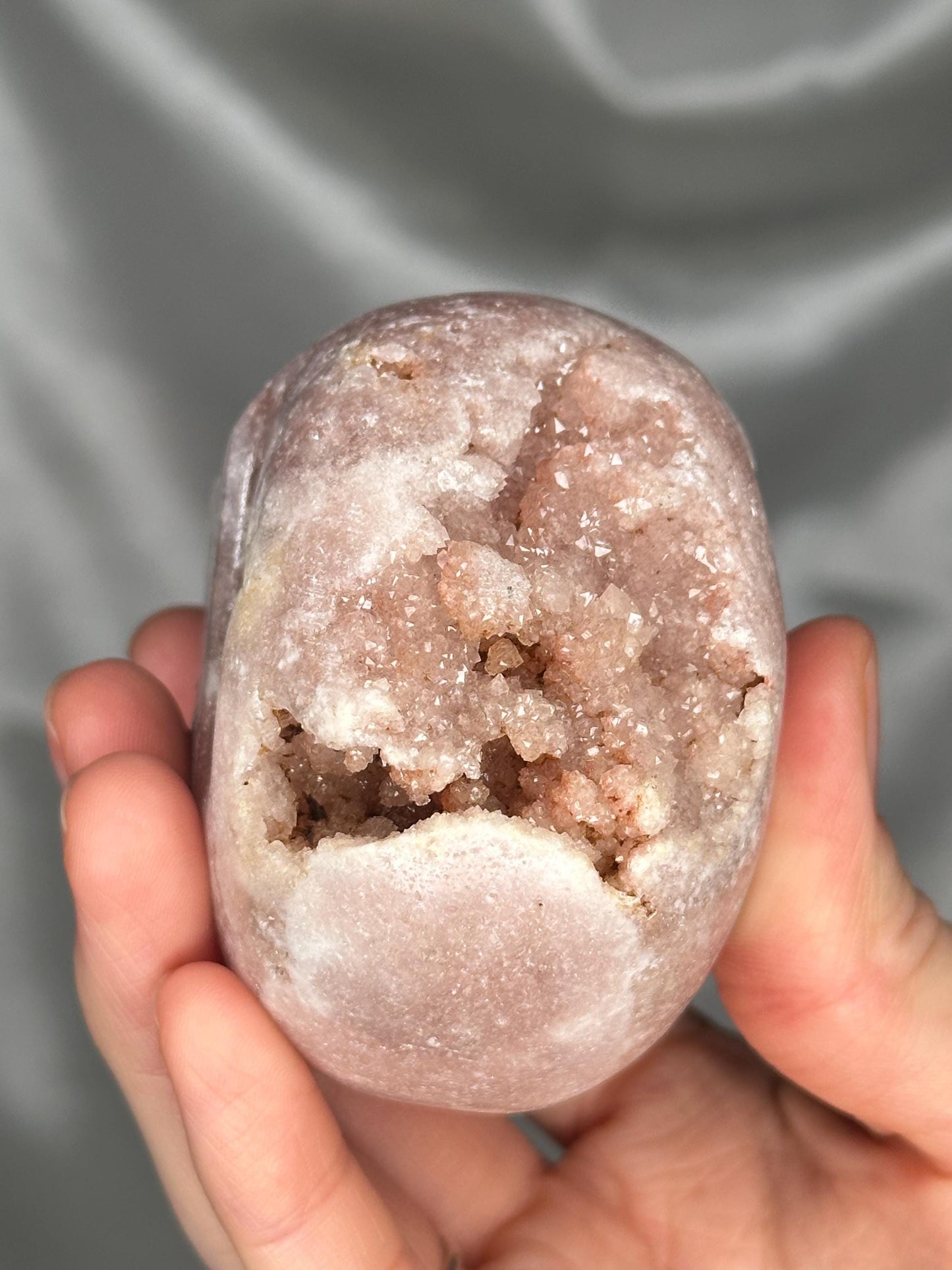 Pink Amethyst Skull Carving | Natural Pink Amethyst Crystal Sculpture | Polished Stone Skull Mineral Specimen for Collectors & Display
