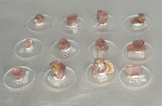 Gemmy Pink Apatite Specimen - YOU PICK! | Natural Pink Crystal with Bright Luster | Raw Mineral Specimen for Collectors, Display Collections