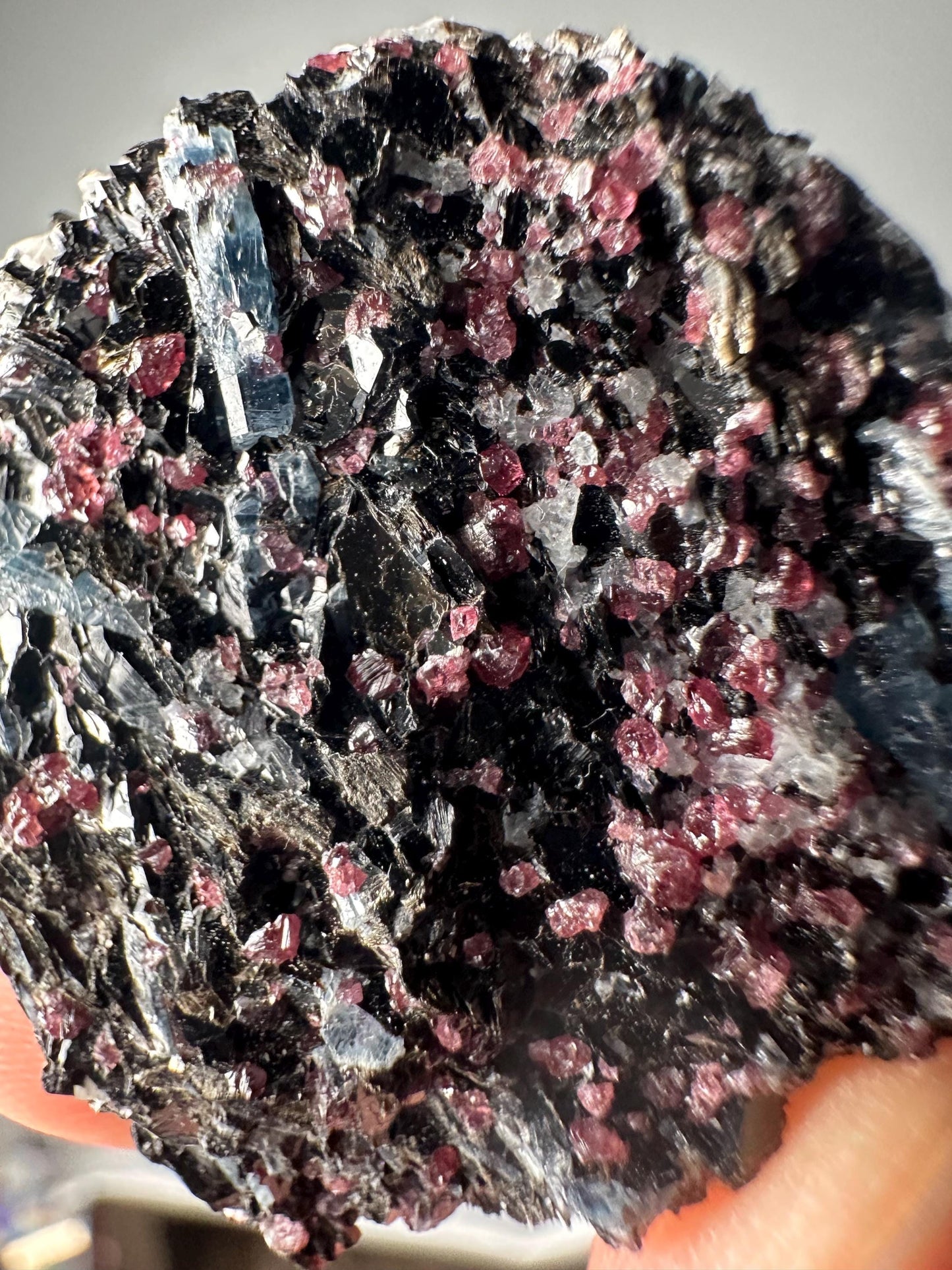 Mini Kyanite Garnet Albite Biotite Quartz Specimen | Raw Crystal Cluster for Mineral Collectors | Energy Balance and Protection | Rare!