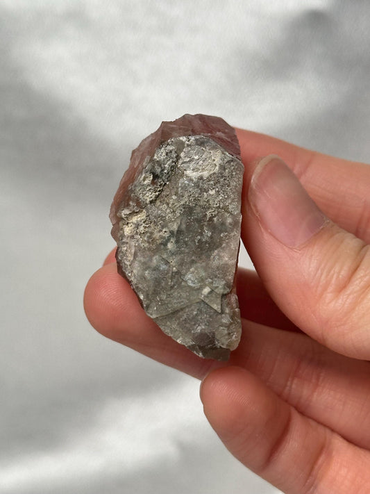 Pink Fluorite With Chlorite – Planggenstock, Göscheneralpe, Uri, Switzerland – Rare Alpine Mineral Specimen, Collector’s Crystal, High Vibe