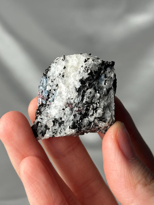 Mini Kyanite Garnet Albite Biotite Quartz Specimen | Raw Crystal Cluster for Mineral Collectors | Energy Balance and Protection | Rare!