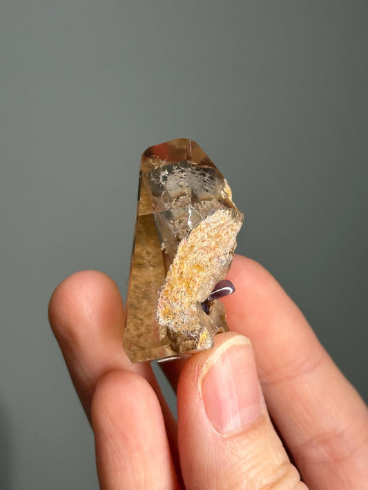 Garden Quartz Freeform | Natural Inclusion Quartz Crystal | Polished Freeform Mineral Specimen for Collectors & Display