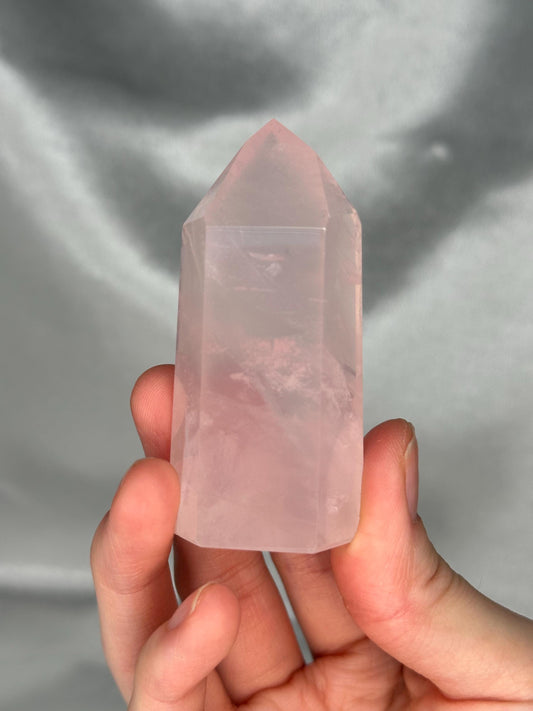 Rose Quartz Towers | YOU PICK! | Brazil | Natural Pink Crystal Point | Raw Standing Rose Quartz for Decor, Energy Work & Crystal Collectors