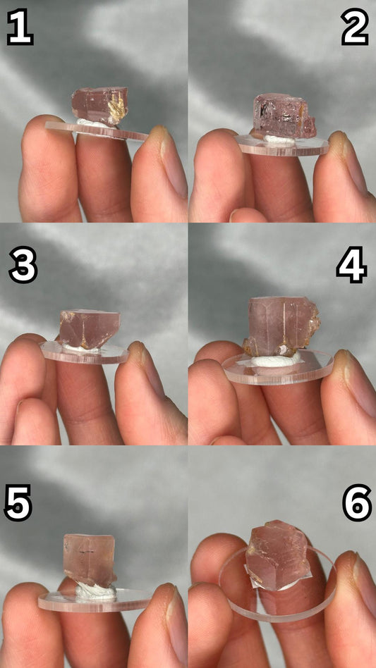 Gemmy Pink Apatite Specimen - YOU PICK! | Natural Pink Crystal with Bright Luster | Raw Mineral Specimen for Collectors, Display Collections