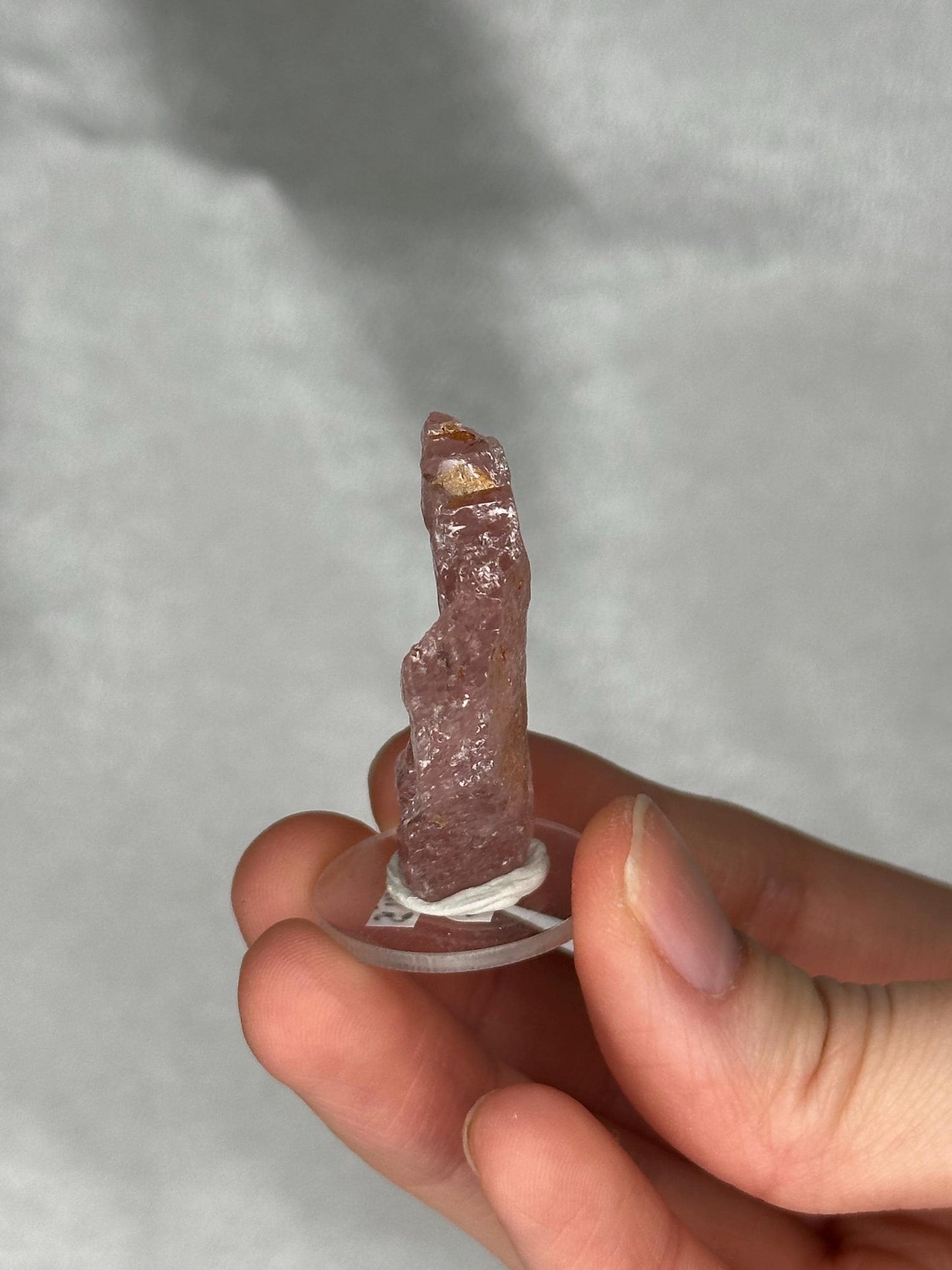 Gemmy Pink Apatite Specimen | Rosy Crystal Formation | Natural Mineral Display Piece | Collector Showcase Decorative Accent