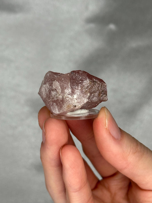 Gemmy Pink Apatite Specimen | Rosy Crystal Formation | Natural Mineral Display Piece | Collector Showcase Decorative Accent