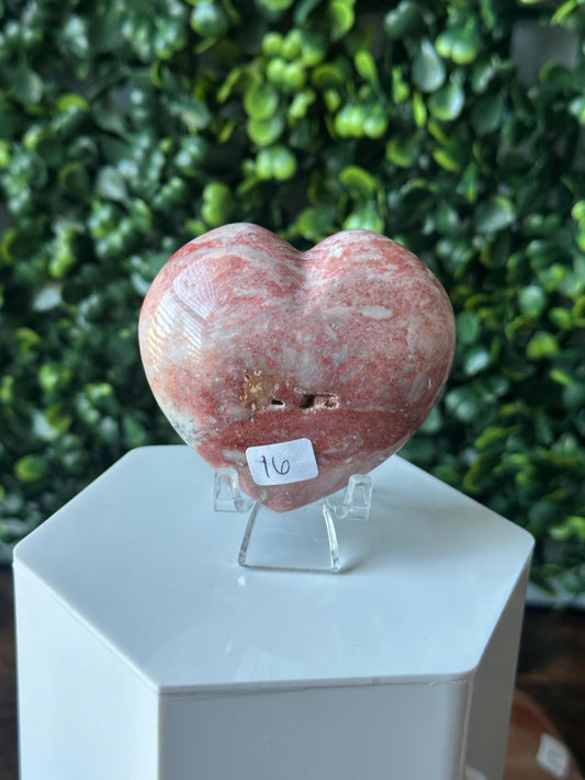 Polychrome Jasper Heart Carving | Multicolor Stone Sculpture | Smooth Mineral Display Piece | Decorative Collectible Crystal Accent