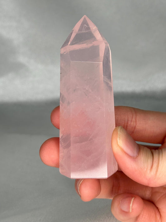 Rose Quartz Towers | YOU PICK! | Brazil | Natural Pink Crystal Point | Raw Standing Rose Quartz for Decor, Energy Work & Crystal Collectors