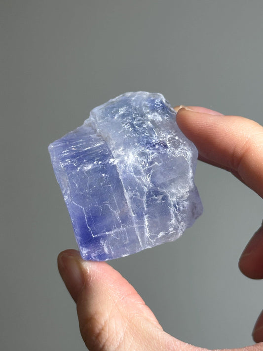 Blue Halite – Natural Crystal Specimen from Turkey – Rare Cleansing Mineral for Energetic Purification, Clarity & High-Vibration Display