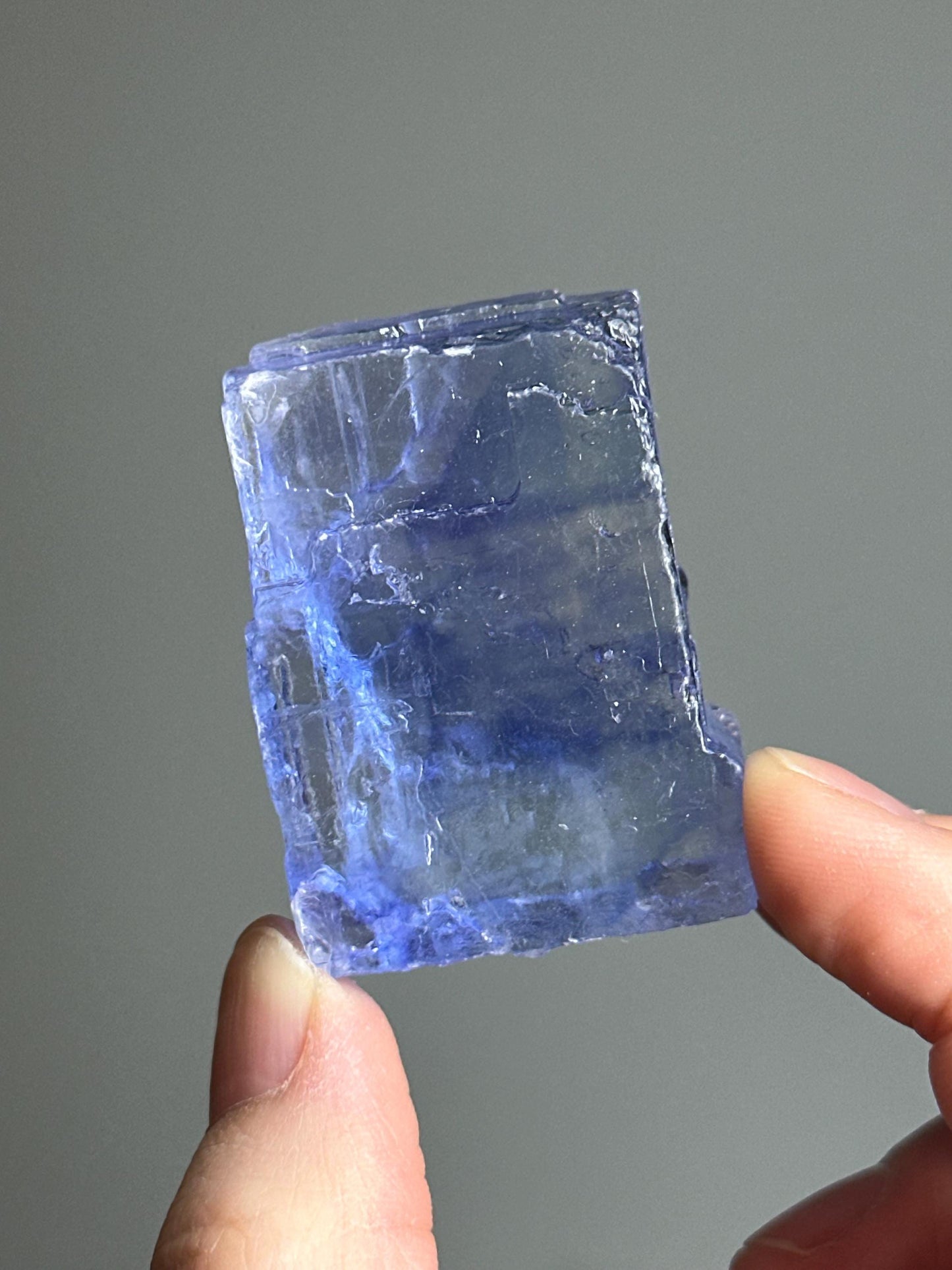 Blue Halite – Natural Crystal Specimen from Turkey – Rare Cleansing Mineral for Energetic Purification, Clarity & High-Vibration Display