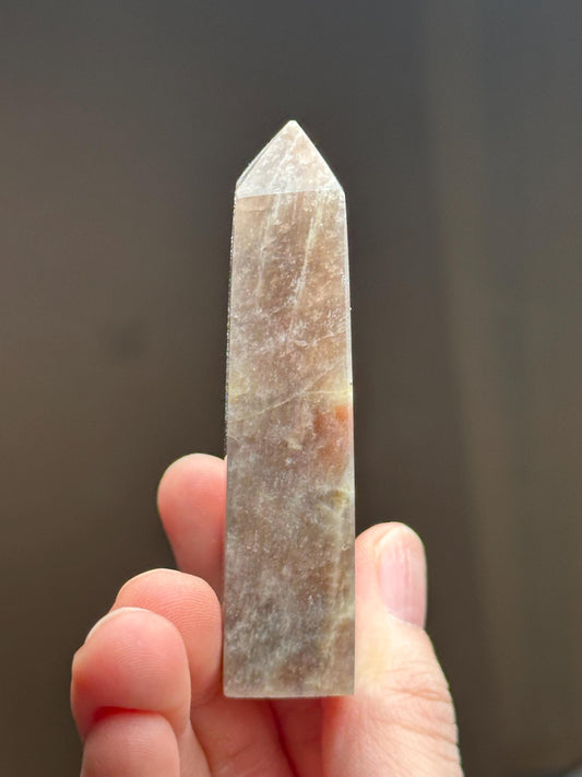 Sunstone with Moonstone Sphere | Harmonizing Crystal for Joy, Intuition, and Balance | Polished Gemstone for Gift or Display