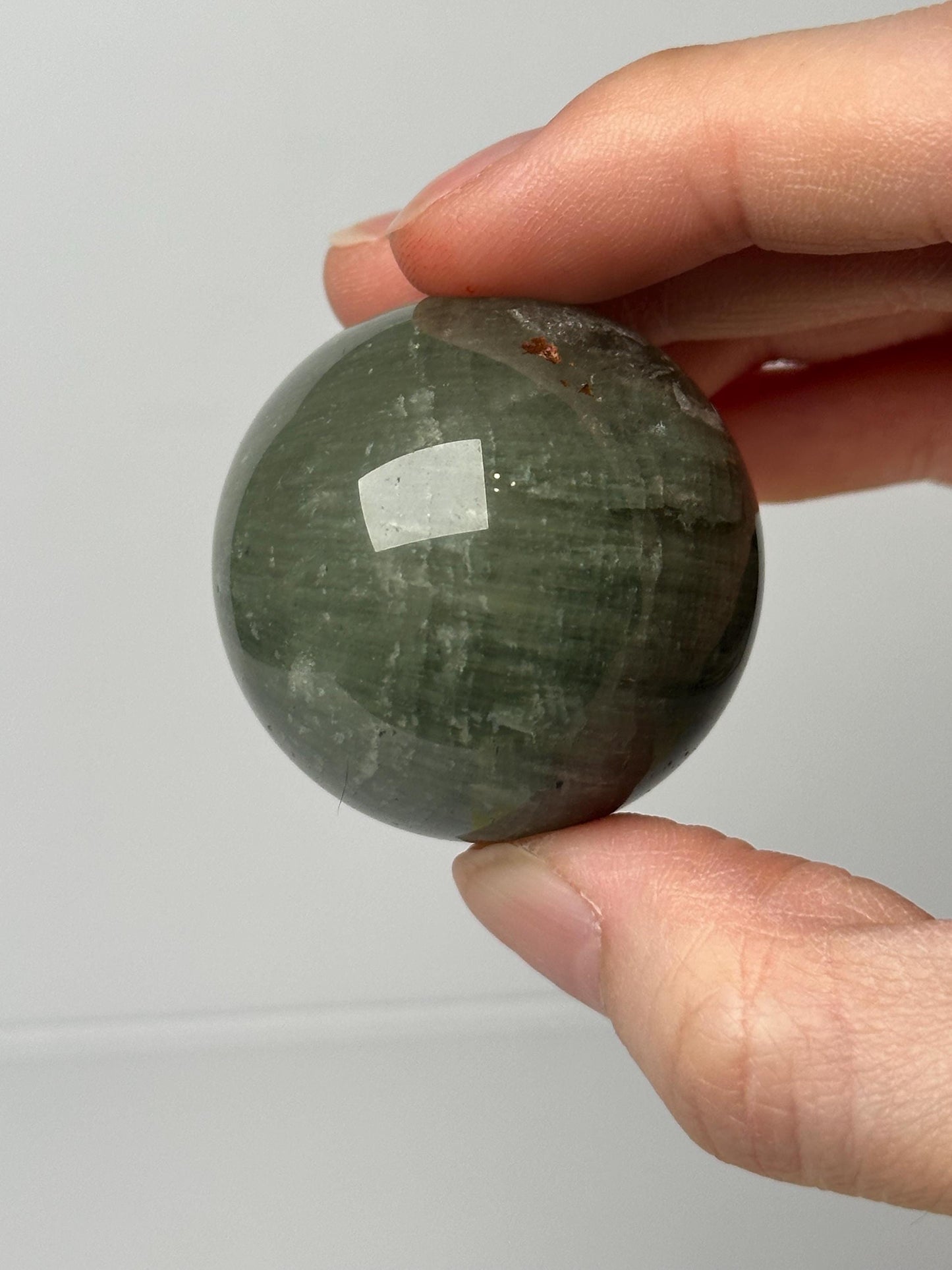 Garden Quartz Sphere | Natural Inclusion Quartz Crystal Ball | Polished Mineral Specimen for Collectors Display Decor Accent