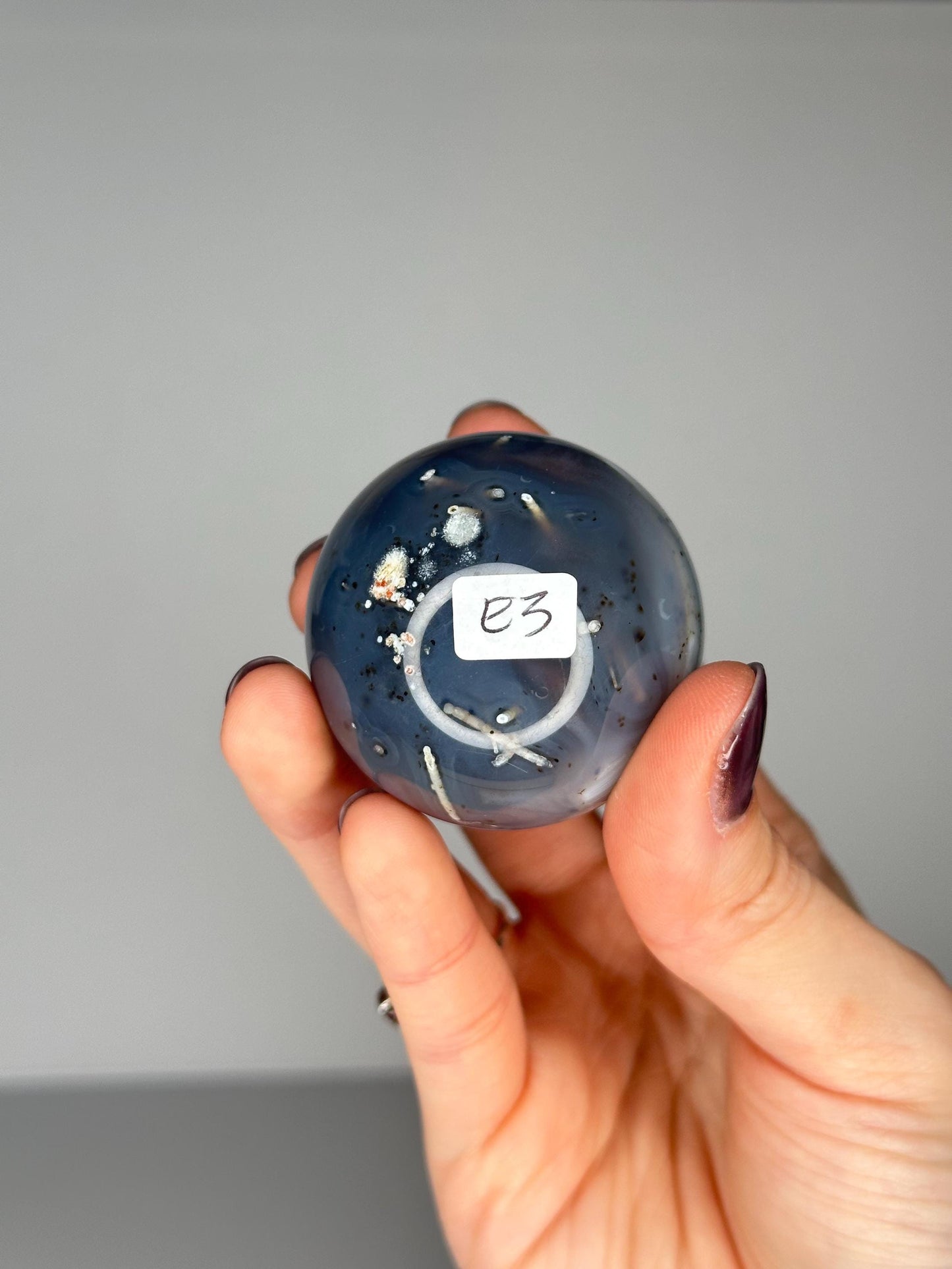 Swazi Agate Sphere | Natural Banded Agate Crystal Ball | Polished Stone Sphere Mineral Specimen for Collectors & Display