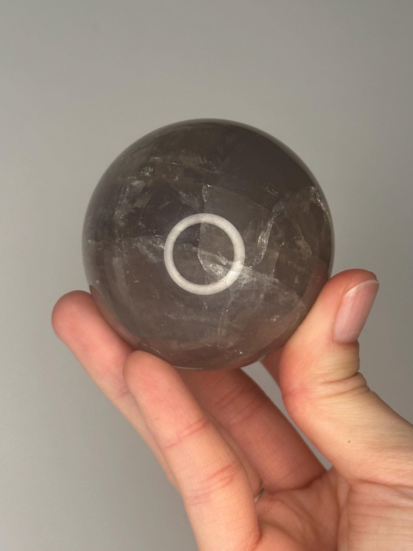 Star Blue Rose Quartz Sphere | Natural Quartz Crystal Orb | Smooth Stone Ball Mineral Specimen | Collector Display Decorative Accent