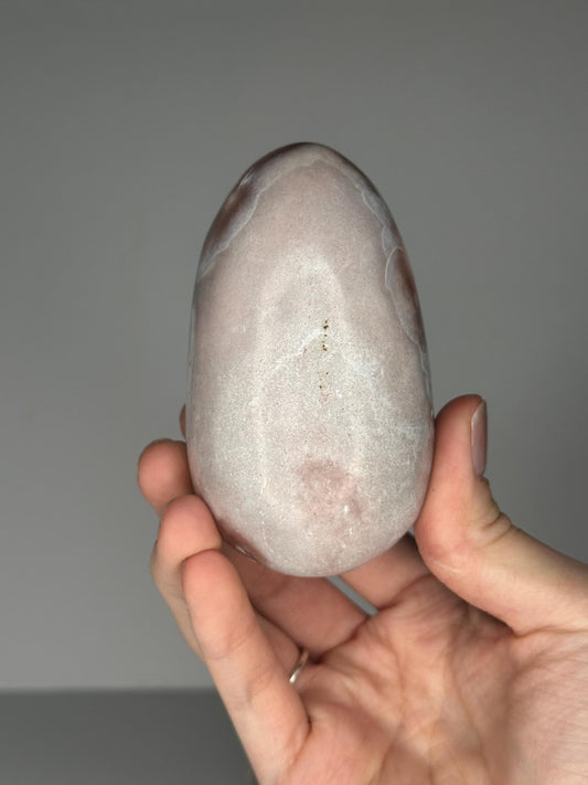 Pink Amethyst Egg with Stand | Sparkling Crystal for Love & Heart Energy | Unique Display or Gift for Crystal Lovers