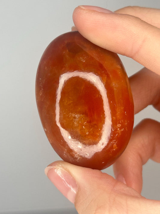 Papaya Quartz Palm Stone | Natural Orange Pink Quartz Crystal | Juicy Tropical Crystal for Joy, Creativity & Collectors